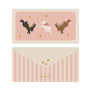 

Конверт для денег Paperie Зайчики