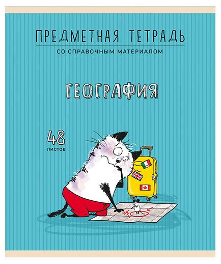 

Тетрадь общая ПЗБМ Приключения кота Пифа Химия А5 48 листов в клетку, на скрепке