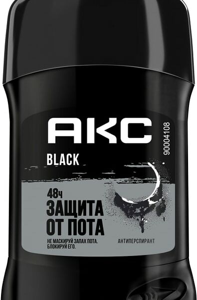 Дезодорант-антиперспирант Акс Black Морозная груша и кедр 50мл