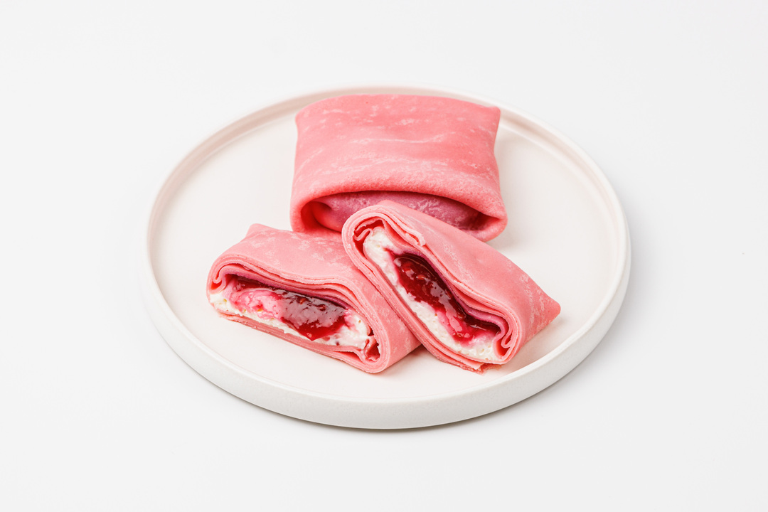 

Налистники Конвертики с сырным кремом и малиновой начинкой ВкусВилл 140 г