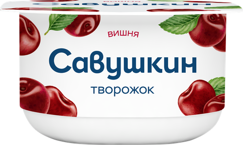 

Творожок Савушкин Вишня 3.5% 120 г