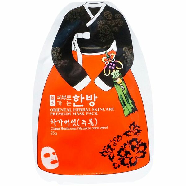 Маска для лица Oriental Herbal Skincare Premium Mask Pack Chaga Mushroom против морщин