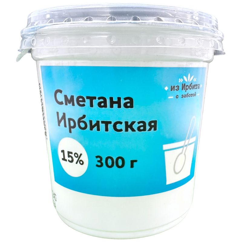 

Сметана Ирбитская 15% 300 г