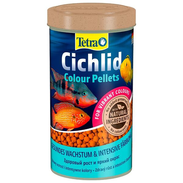 Корм Tetra Cichlid Colour для улучшения окраса всех видов цихлид (шарики)