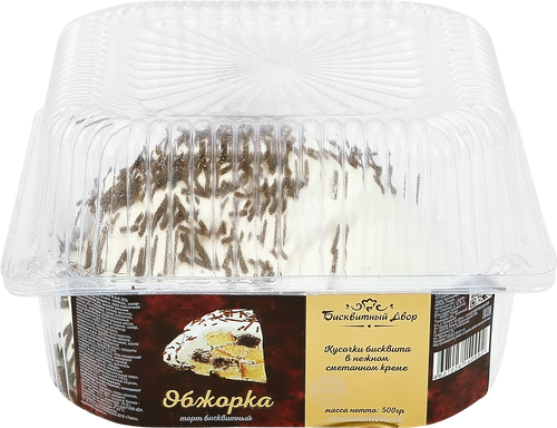 

Торт Бисквитный Двор Обжорка 500 г