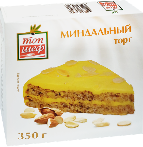 

Торт Топ Шеф Миндальный 350 г