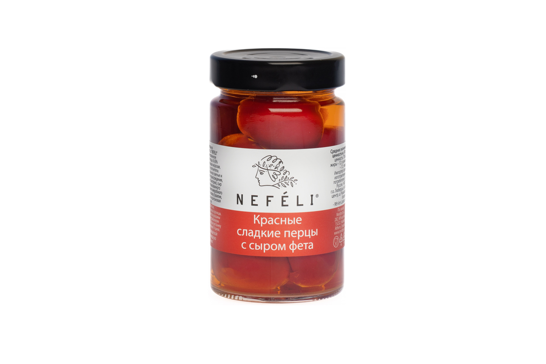 

Перцы Nefeli красные сладкие с сыром Фета 290 г