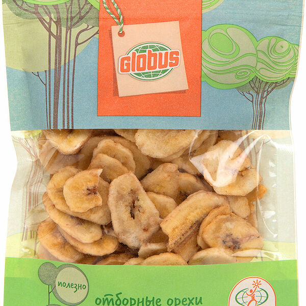 Чипсы банановые ТМ Globus (Глобус) 150 г