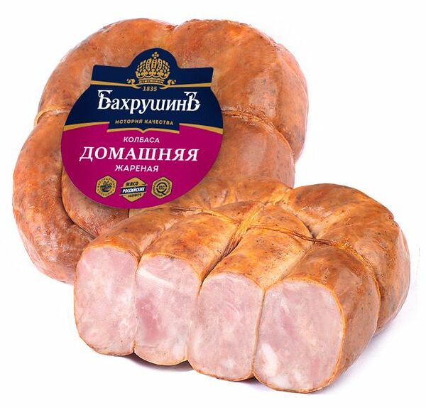 Колбаса жареная БахрушинЪ Домашняя 430 г