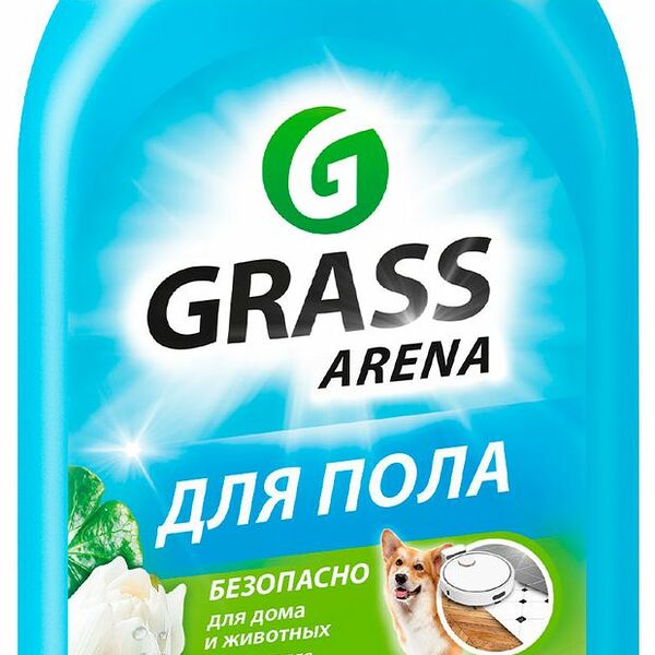 Средство для пола с полирующим эффектом Arena Grass Водная лилия 1 л