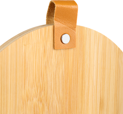 

Доска разделочная Homeclub с подвесом бамбук 28 x 21.2 х 1.5 см