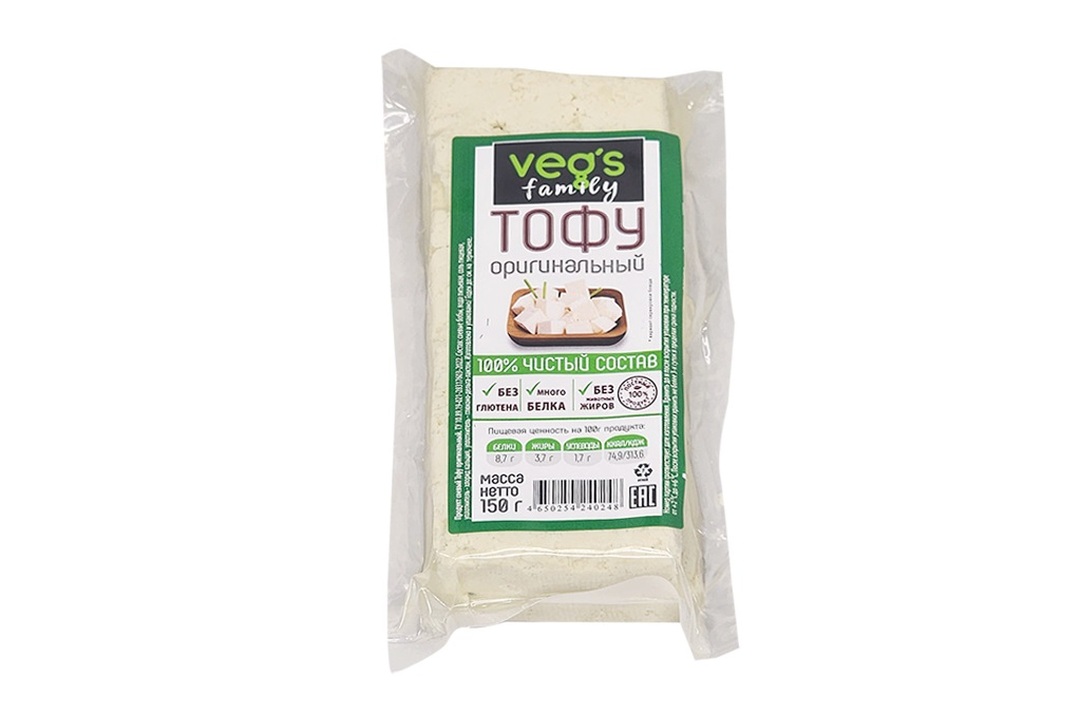 

Тофу Vegs Family оригинальный соевый 150 г