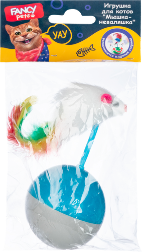 

Игрушка для кошек Fancy Pets Мышка-неваляшка