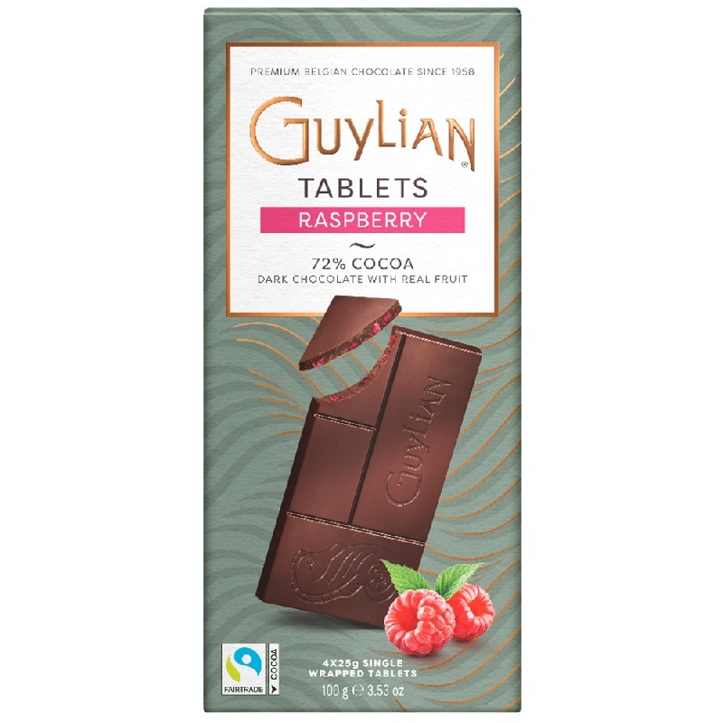

Шоколад Guylian горький 72% какао с малиной 100 г, Бельгия