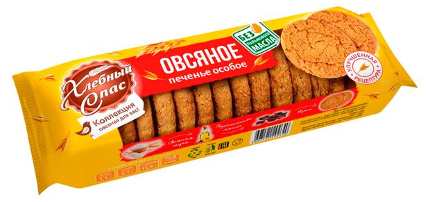 

Печенье овсяное Хлебный Спас Овсяная коллекция Особое 250 г