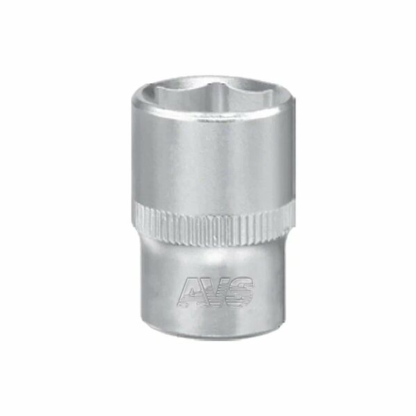 Головка торцевая 6-гранная 1/4 DR (13 мм) AVS H01413