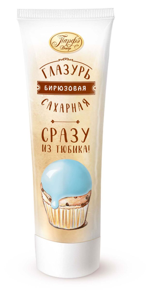 

Глазурь Парфэ Декор сахарная бирюзовая 120 г