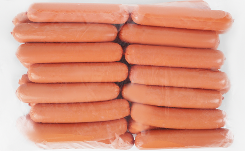 

Сосиски Чебаркульская птица на сливках из мяса птицы, вес