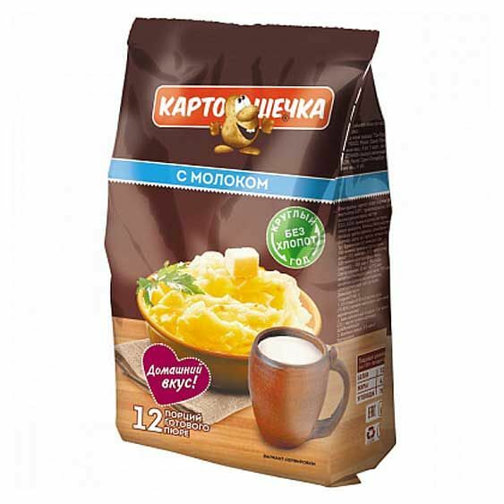 Пюре картофельное с молоком Картошечка, 320 г