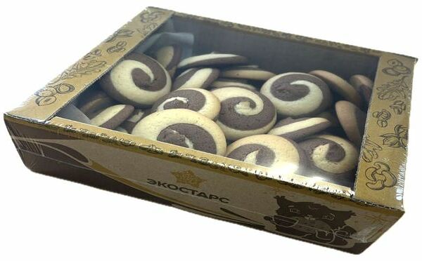 Печенье сдобное Экостарс Инь-Янь 600 г
