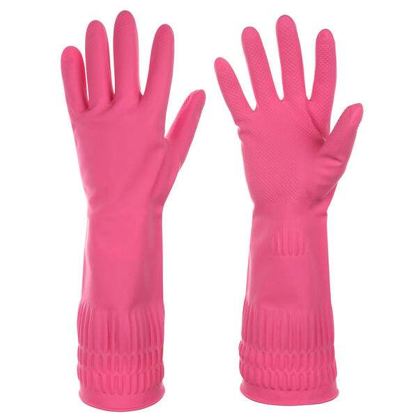 Перчатки хозяйственные Vetta с манжетой 38 см M, 1 пара