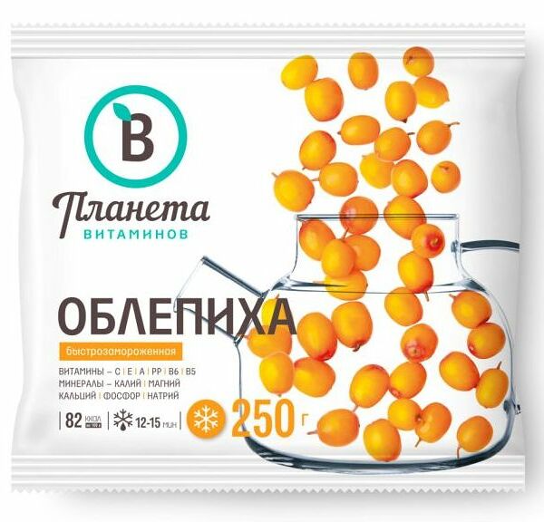 Облепиха 250 г планета витаминов