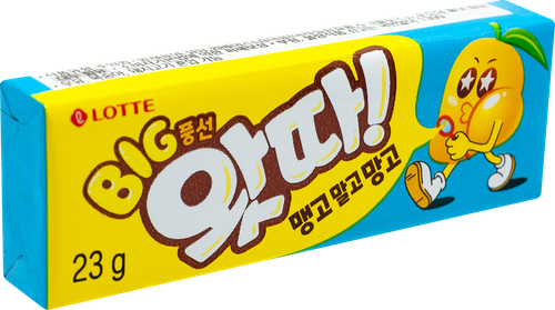 

Жевательная резинка Lotte Bubble Gum Big Whatta манго 23 г