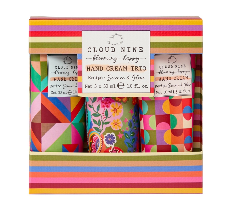 

Набор подарочный Heathcote&Ivory Cloud Nine Blooming happy Science&Colour крем для рук 3x30 мл