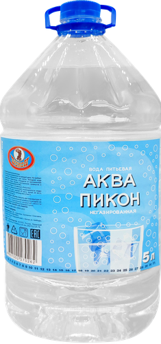 

Вода питьевая Пикон Аква негазированная 5 л