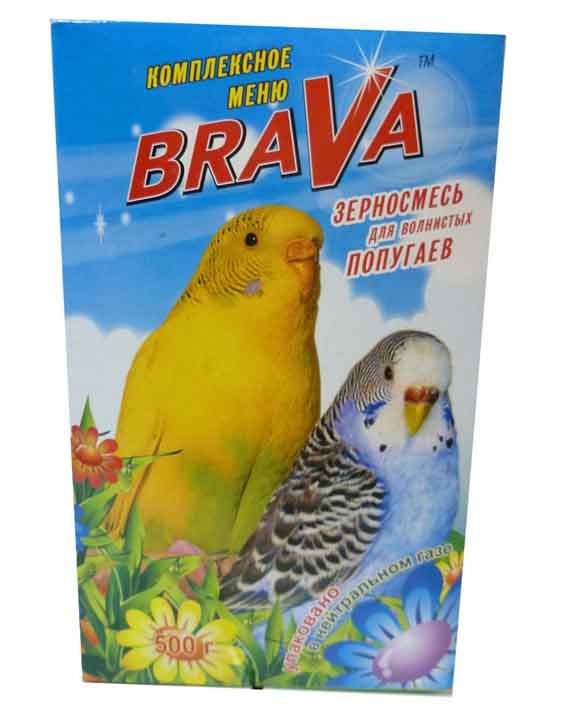 

Корм для попугаев Brava зерносмесь для волнистых видов