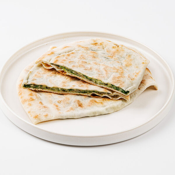 Лепешка Вкусвилл с зеленью, грибами и сыром