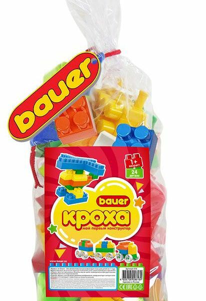Конструктор Bauer Кроха, 24 элемента