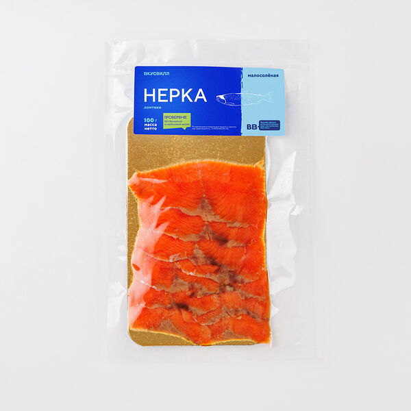 Нерка слабосоленая ломтик