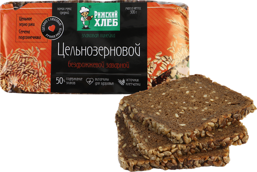 

Хлеб Рижский хлеб цельнозерновой нарезка 300 г