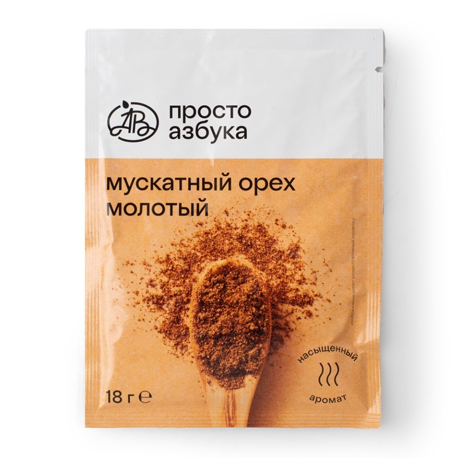

Приправа Просто Азбука мускатный орех молотый 18 г