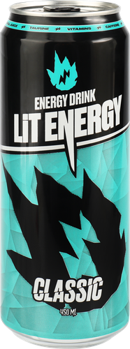 

Напиток энергетический LIT ENERGY Classic со вкусом клюквы и барбариса, 0.45л
