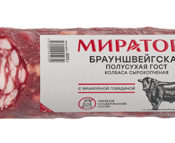 Колбаса Брауншвейгская Мираторг, 300 г