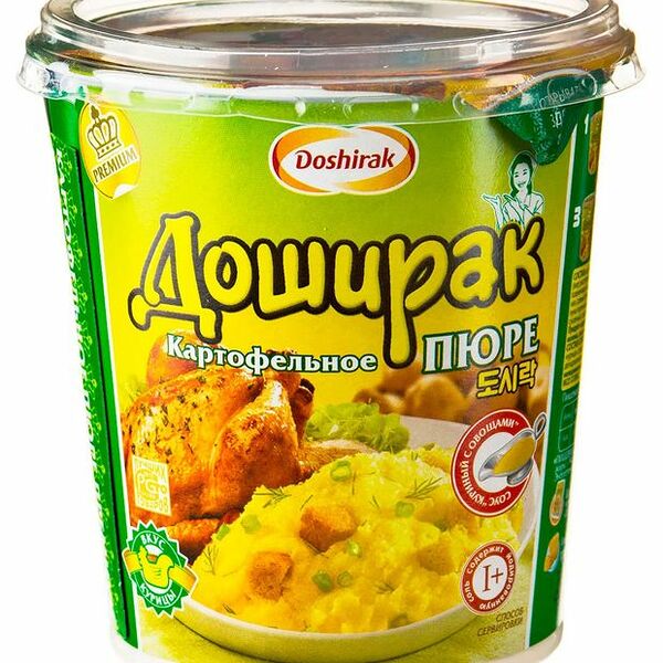 Пюре картофельное Доширак Премиум со вкусом курицы