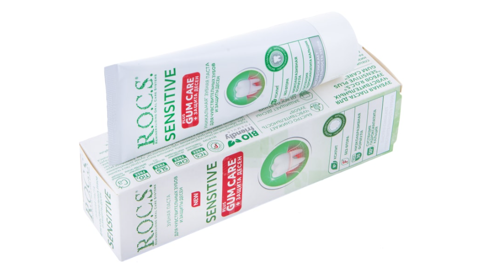 

Зубная паста R.O.C.S. Sensitive Plus Gum Care для чувствительных зубов и десен 75 мл