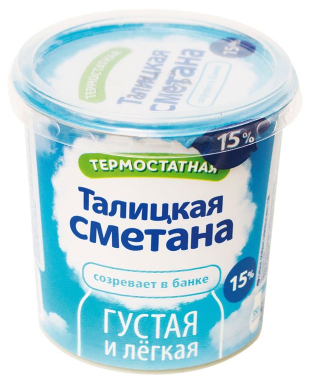 

Сметана Облака термостатная 15% 350г