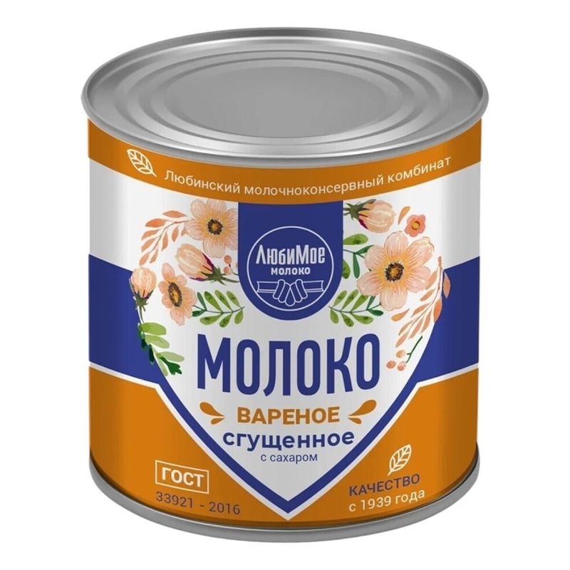 

Молоко сгущенное ЛюбиМое Молоко с сахаром 8.5% 380 г