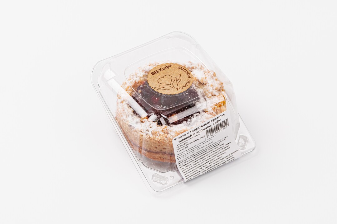 

Улитка ВкусВилл с творожным кремом, вишней и корицей 160 г