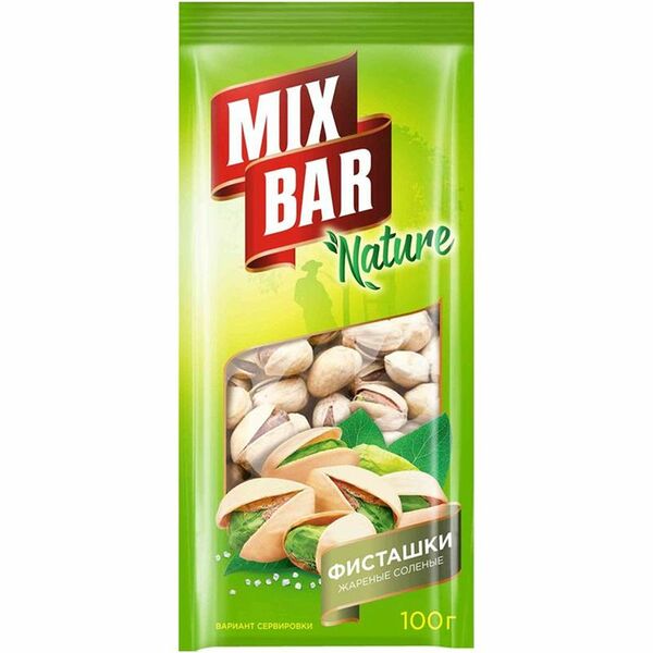 Фисташки Mixbar жареные соленые 100 г