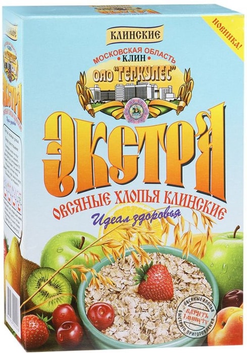 

Хлопья Клинские овсяные Экстра 400 г