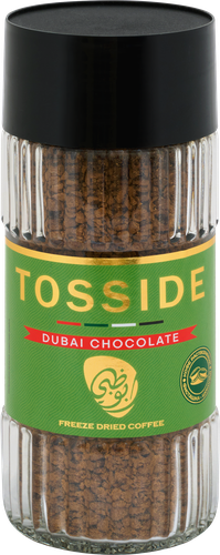 

Кофе растворимый Tosside Dubai Chocolate сублимированный фисташка и шоколад 95 г