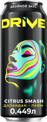 

Напиток энергетический DRIVE ME Цитрус газированный, 0.449л