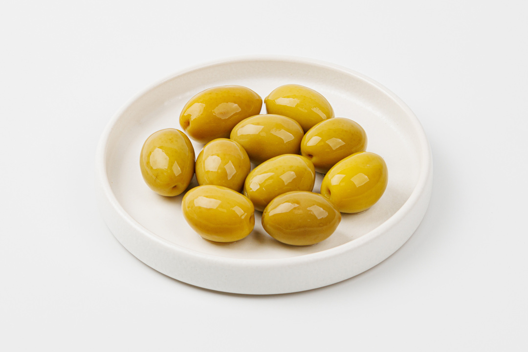 

Оливки зеленые с косточкой, 130 г