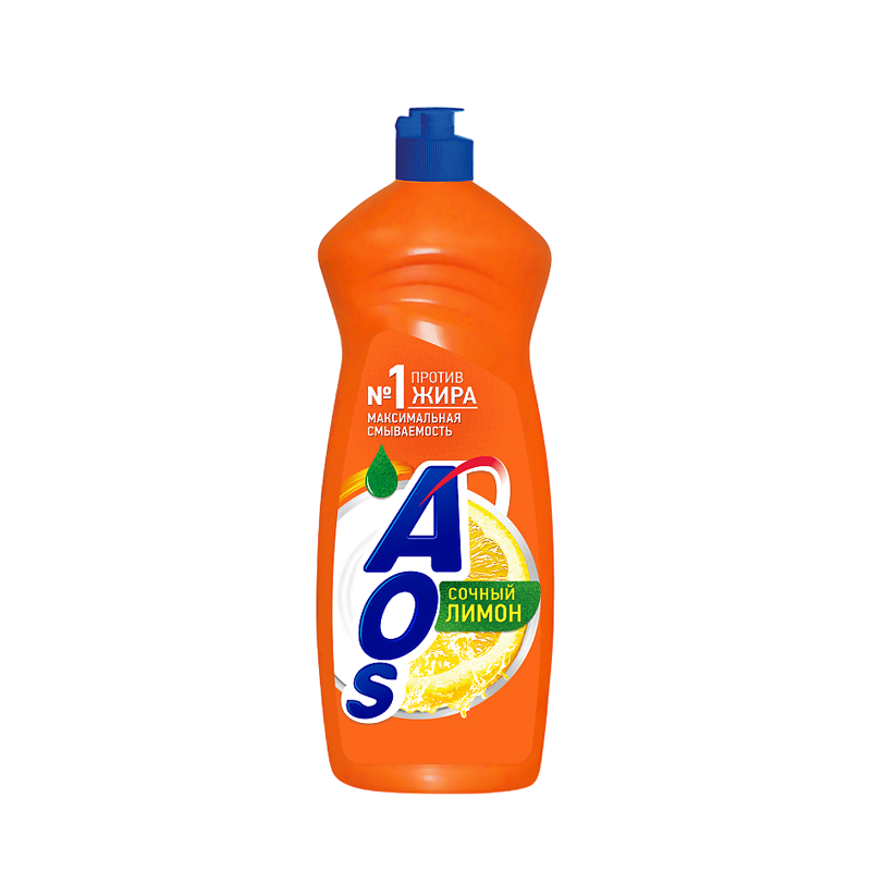 

Средство для мытья посуды AOS Extra Power Лимон 900 мл