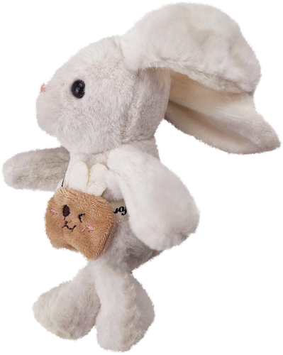 

Брелок Плюшевая Мафия Стильный зайка 10 х 12.7 х 5 см