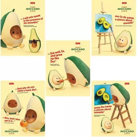 

Тетрадь Hatber клетка на скобе серия Avocado life А5 48 листов, 1 шт., дизайн в ассортименте